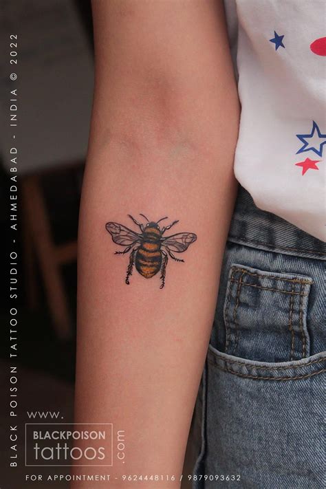 cute bumble bee tattoos.